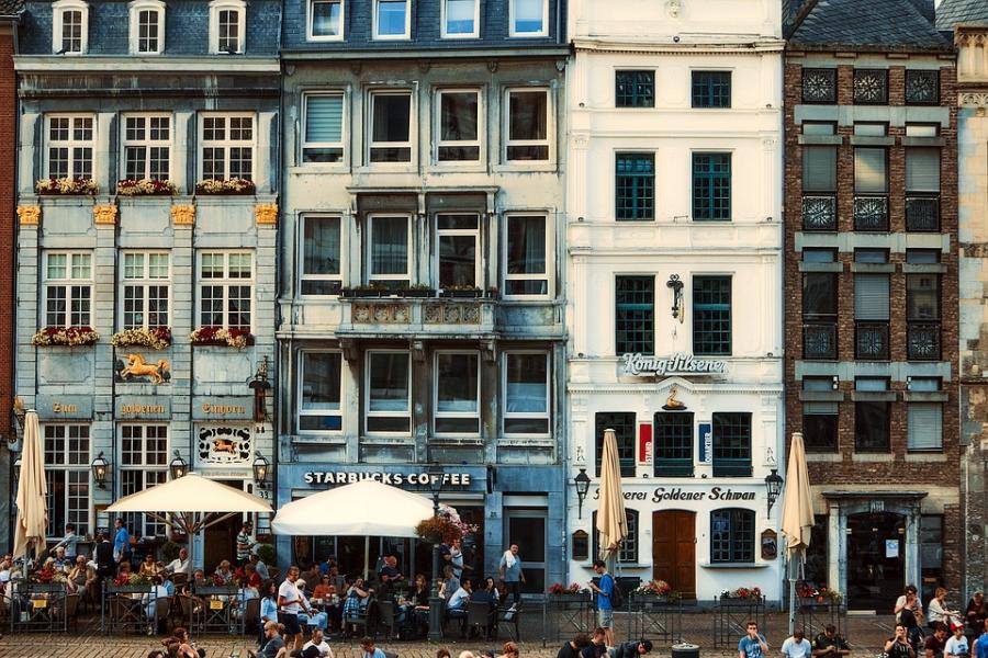 Altstadt und Markt in Aachen