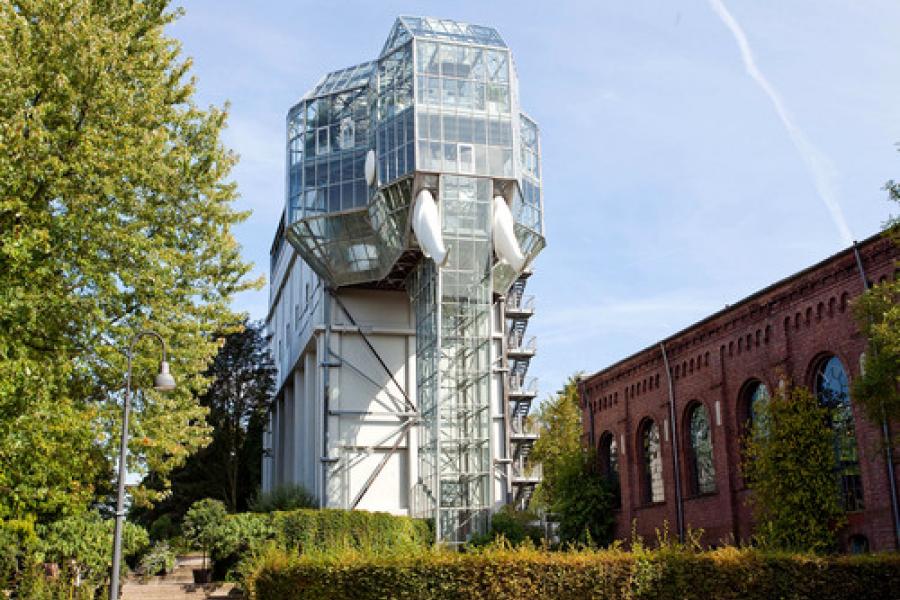 Glaselefant im Maximilianpark Hamm
