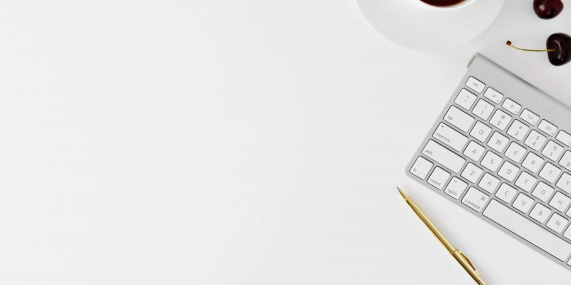 A cup and a keyboard